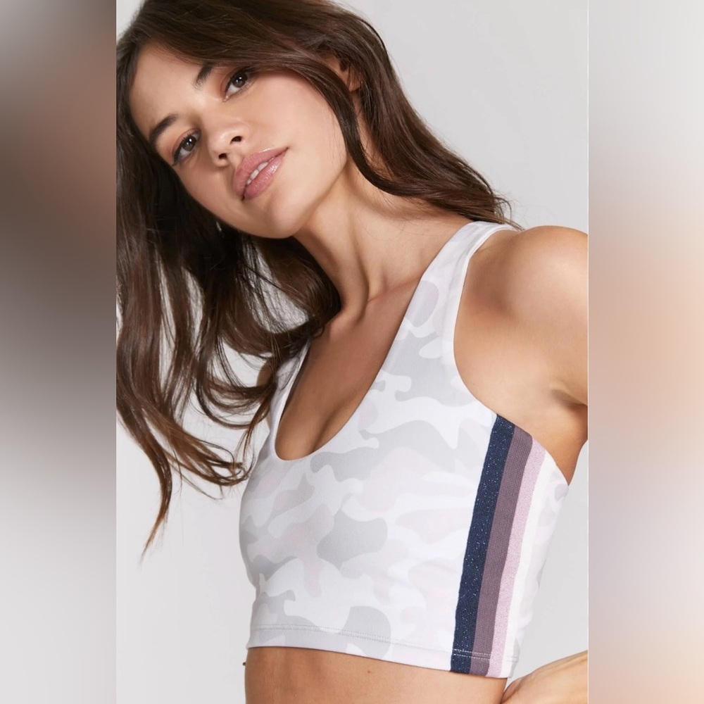 Spiritual Gangster Winter White and Gray Camo Shakti Brami, Small